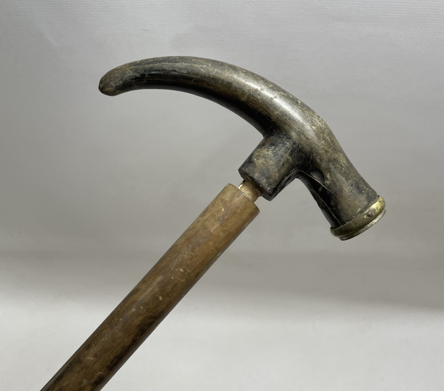 OSMANLI DÖNEMİ ÇOK NADİR DERVİŞ BOYNUZDAN MAMUL DERVİŞ TEBERİ