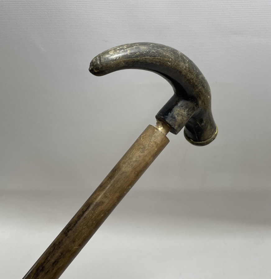 OSMANLI DÖNEMİ ÇOK NADİR DERVİŞ BOYNUZDAN MAMUL DERVİŞ TEBERİ