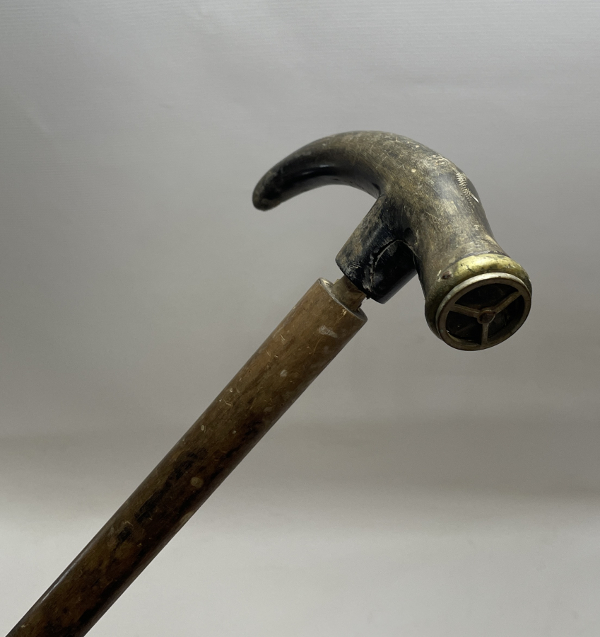 OSMANLI DÖNEMİ ÇOK NADİR DERVİŞ BOYNUZDAN MAMUL DERVİŞ TEBERİ