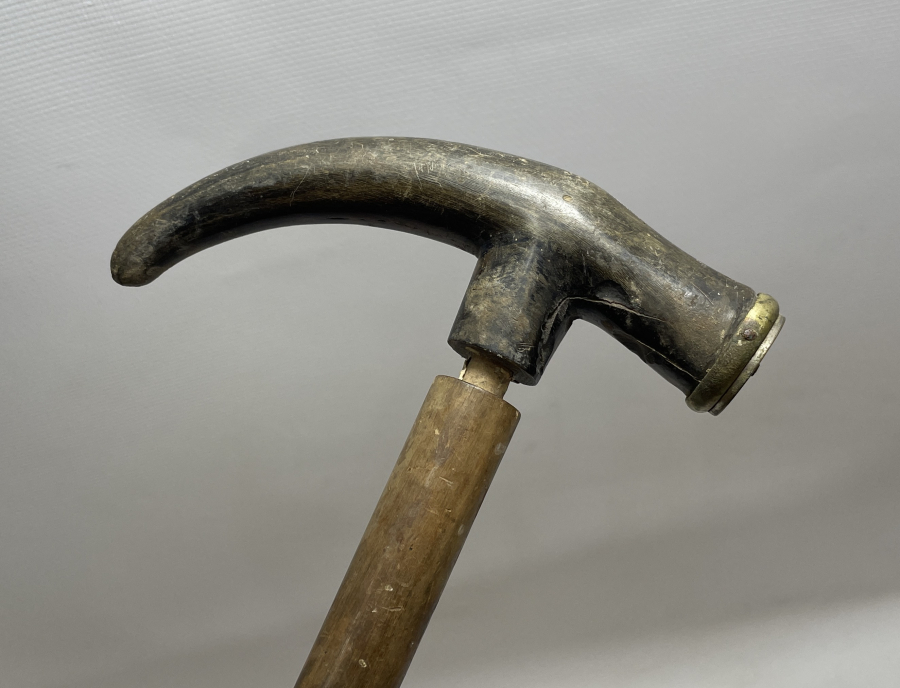 OSMANLI DÖNEMİ ÇOK NADİR DERVİŞ BOYNUZDAN MAMUL DERVİŞ TEBERİ