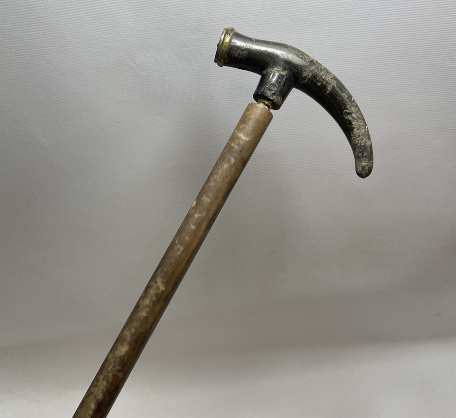 OSMANLI DÖNEMİ ÇOK NADİR DERVİŞ BOYNUZDAN MAMUL DERVİŞ TEBERİ