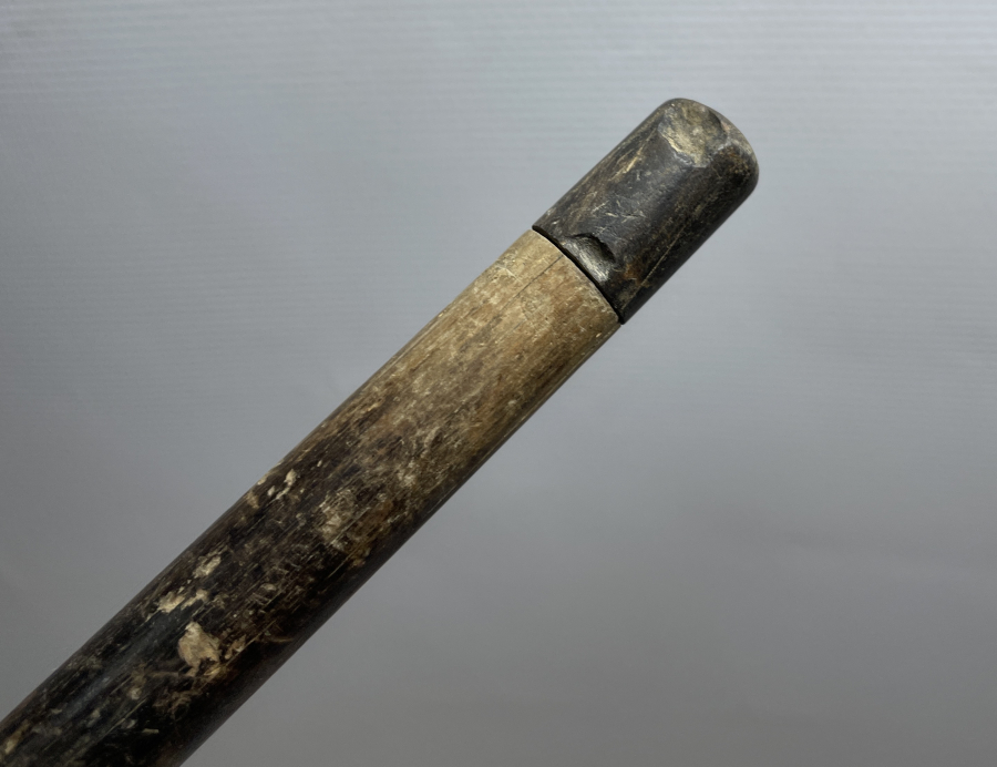 OSMANLI DÖNEMİ ÇOK NADİR DERVİŞ BOYNUZDAN MAMUL DERVİŞ TEBERİ