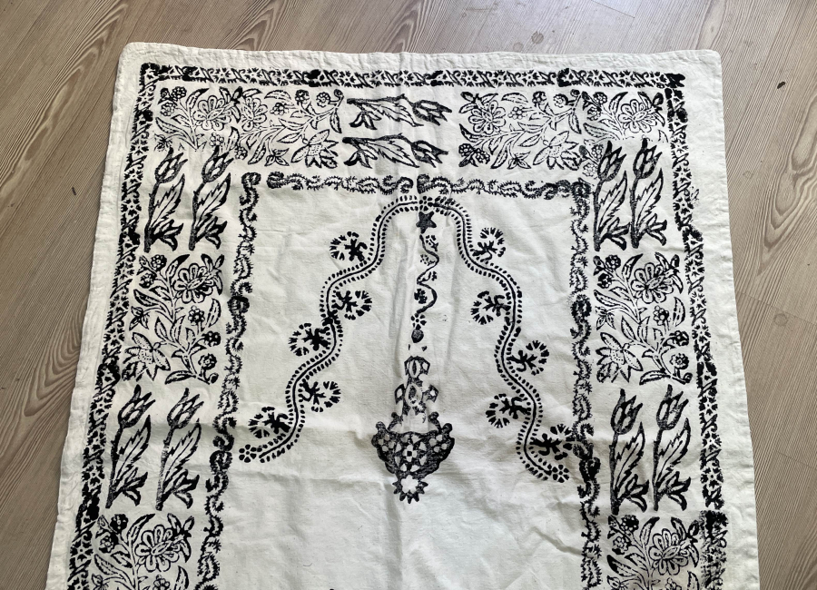 OSMANLI DÖNEMİ KÜTAHYA İŞİ BASKI SECCADE