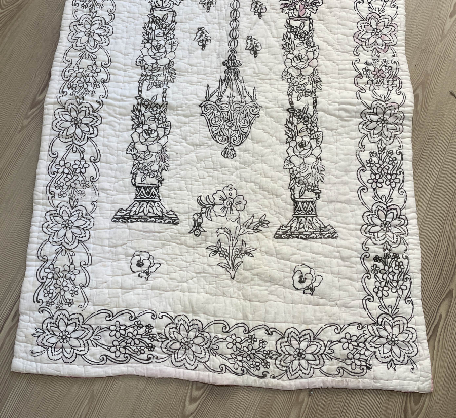 OSMANLI DÖNEMİ NADİR FORMDA YÜNLÜ SECCADE