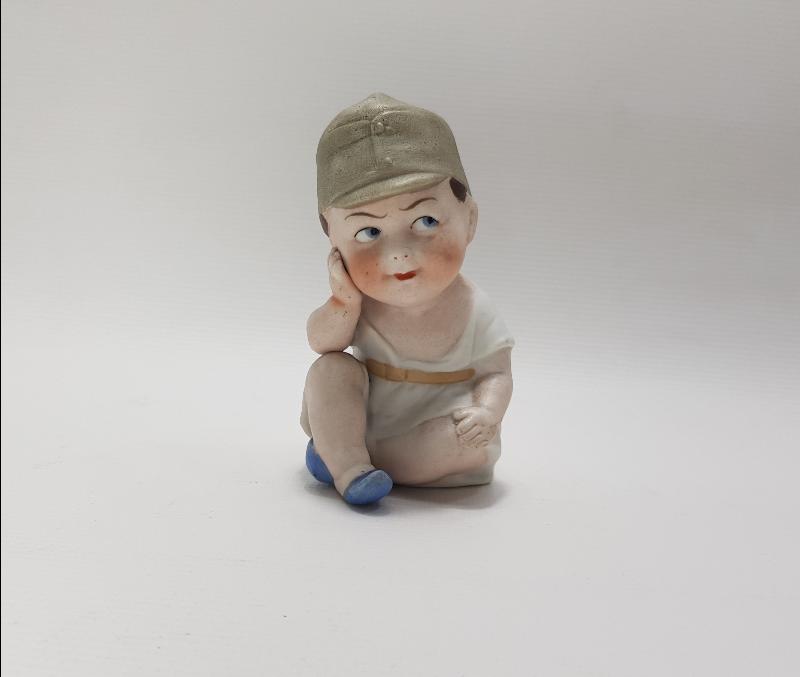 1. DÜNYA SAVAŞI DÖNEMİ ÇOCUK ASKER TEMALI ALMAN KIZILHAÇ BİBLO 