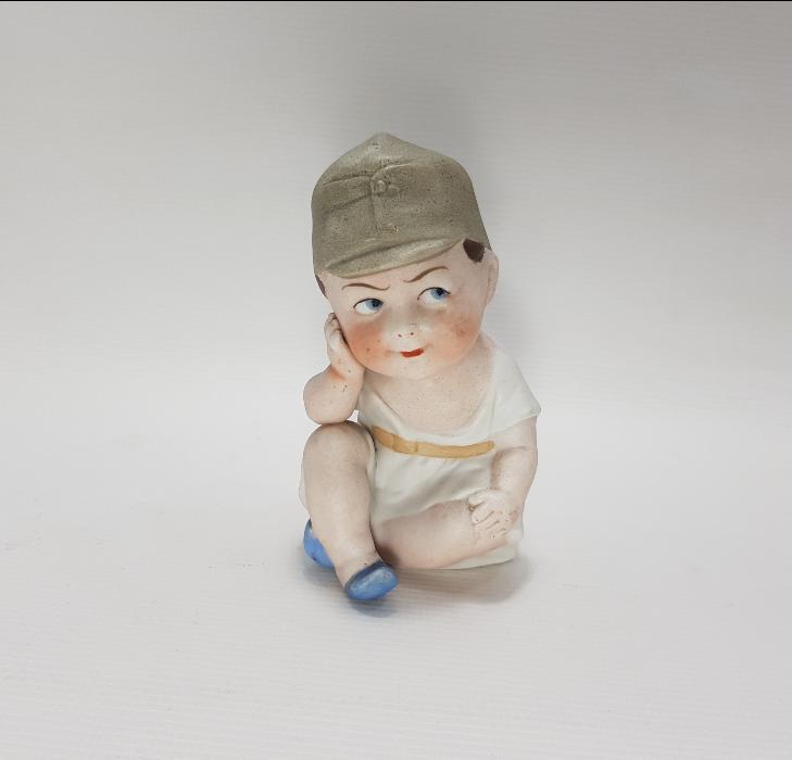 1. DÜNYA SAVAŞI DÖNEMİ ÇOCUK ASKER TEMALI ALMAN KIZILHAÇ BİBLO 