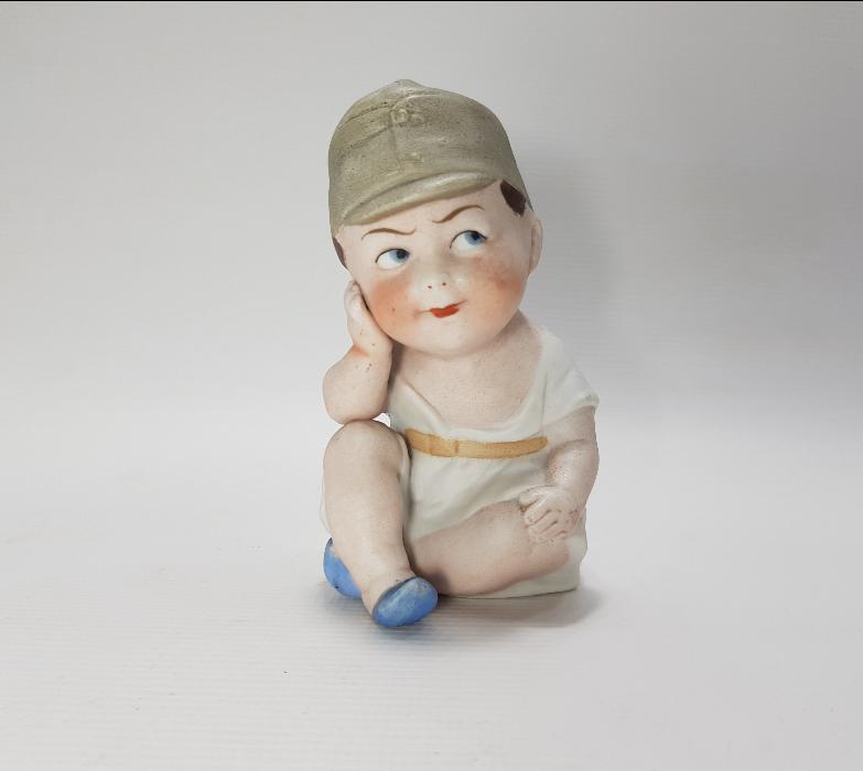 1. DÜNYA SAVAŞI DÖNEMİ ÇOCUK ASKER TEMALI ALMAN KIZILHAÇ BİBLO 