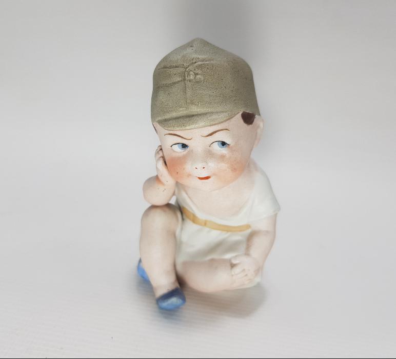 1. DÜNYA SAVAŞI DÖNEMİ ÇOCUK ASKER TEMALI ALMAN KIZILHAÇ BİBLO 