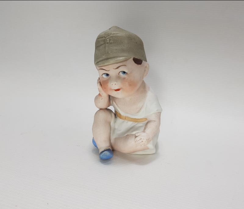 1. DÜNYA SAVAŞI DÖNEMİ ÇOCUK ASKER TEMALI ALMAN KIZILHAÇ BİBLO 