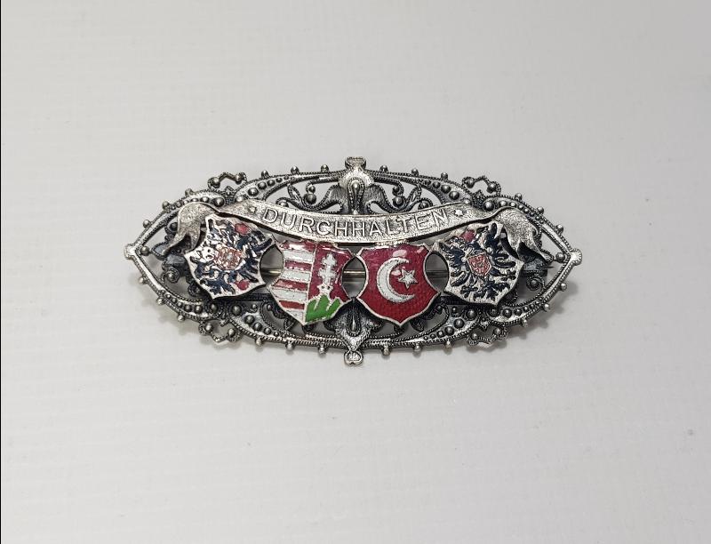 1. DÜNYA SAVAŞI GÜMÜŞ İTTİFAK ROZET 