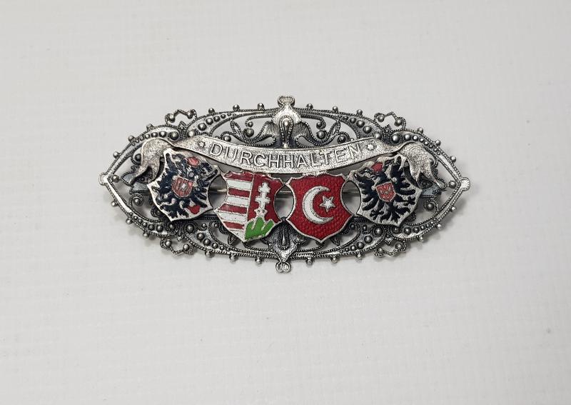 1. DÜNYA SAVAŞI GÜMÜŞ İTTİFAK ROZET 