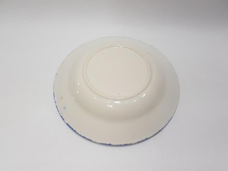 FRANSIZ YAPIMI ANTİKA HOROZLU TABAK