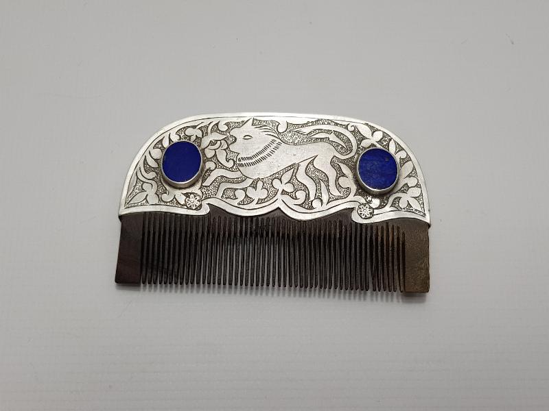 GÜMÜŞ GİYDİRME ANTİK TARAK 