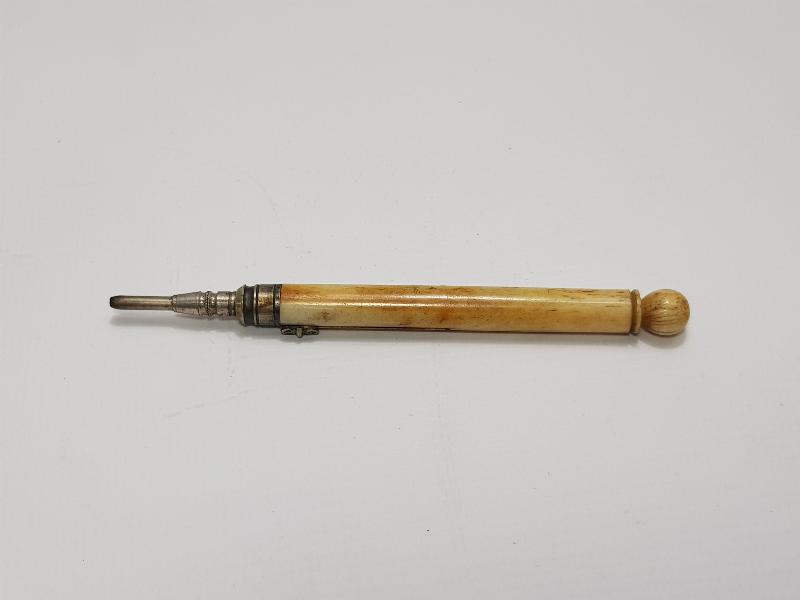 KEMİKTEN MAMÜL OSMANLI DÖNEMİ KURŞUN KALEM