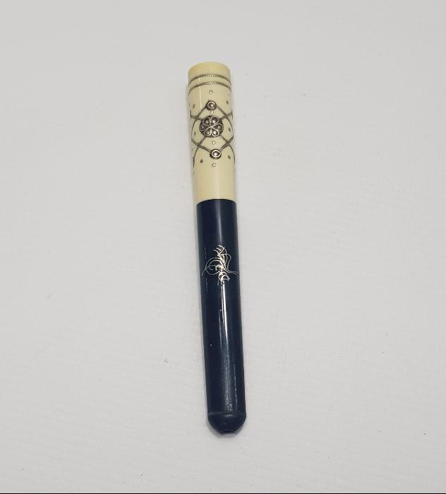 OSMANLI DÖNEMİ GÜMÜŞ ÇAKMA TUĞRALI VE AY YILDIZLI AĞIZLIK