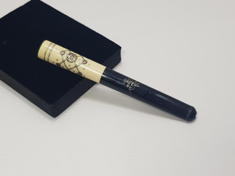 OSMANLI DÖNEMİ GÜMÜŞ ÇAKMA TUĞRALI VE AY YILDIZLI AĞIZLIK