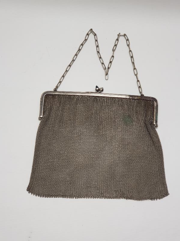 OSMANLI DÖNEMİ GÜMÜŞ KAPLAMA GECE ÇANTASI 