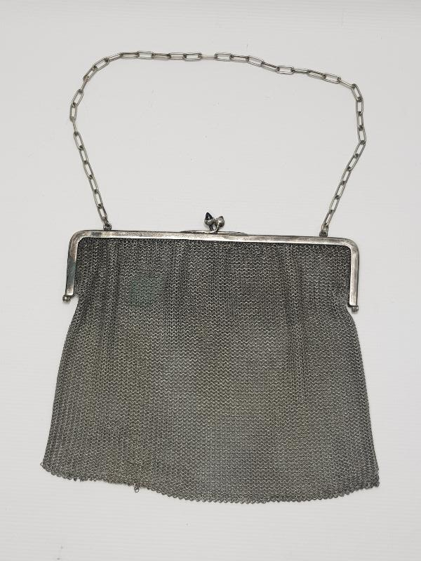 OSMANLI DÖNEMİ GÜMÜŞ KAPLAMA GECE ÇANTASI 