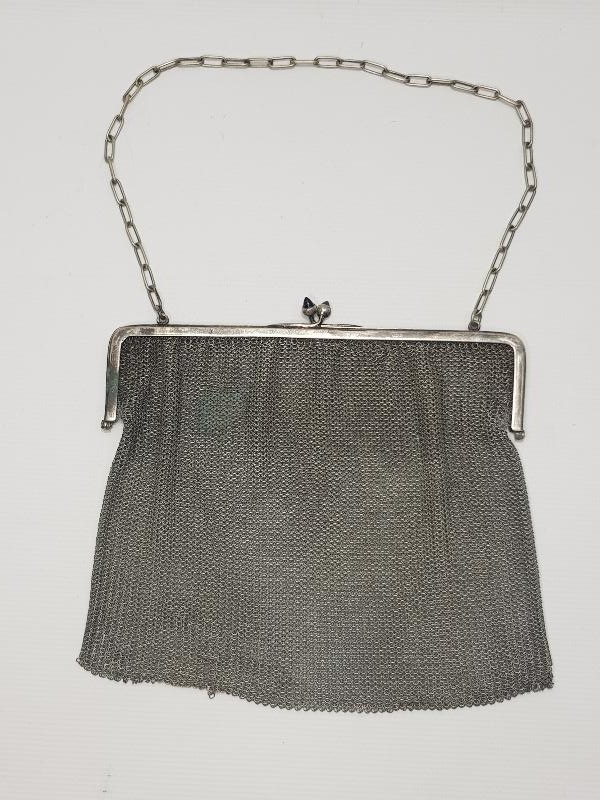 OSMANLI DÖNEMİ GÜMÜŞ KAPLAMA GECE ÇANTASI 