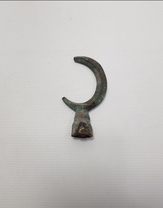 OSMANLI DÖNEMİ HİLAL FORMLU BRONZ ALEM 