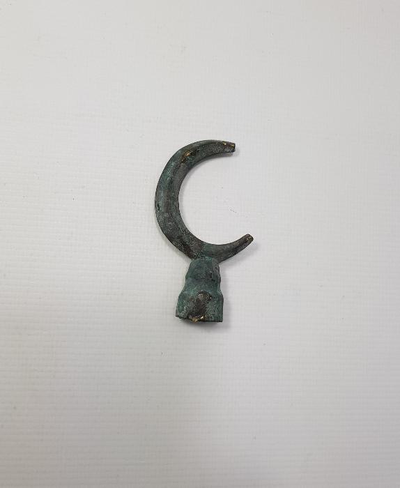 OSMANLI DÖNEMİ HİLAL FORMLU BRONZ ALEM 