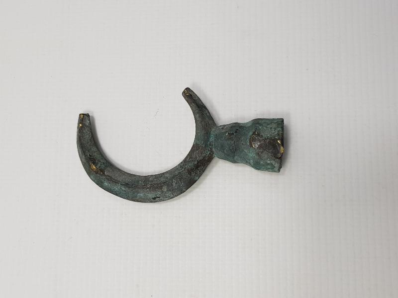 OSMANLI DÖNEMİ HİLAL FORMLU BRONZ ALEM 