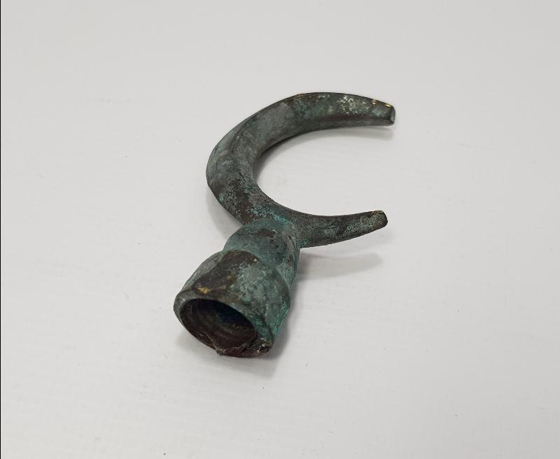 OSMANLI DÖNEMİ HİLAL FORMLU BRONZ ALEM 