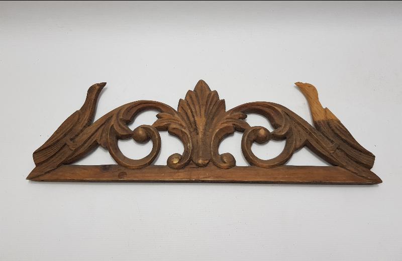 OSMANLI DÖNEMİ KUŞ FİGÜRLÜ AHŞAP APLİK