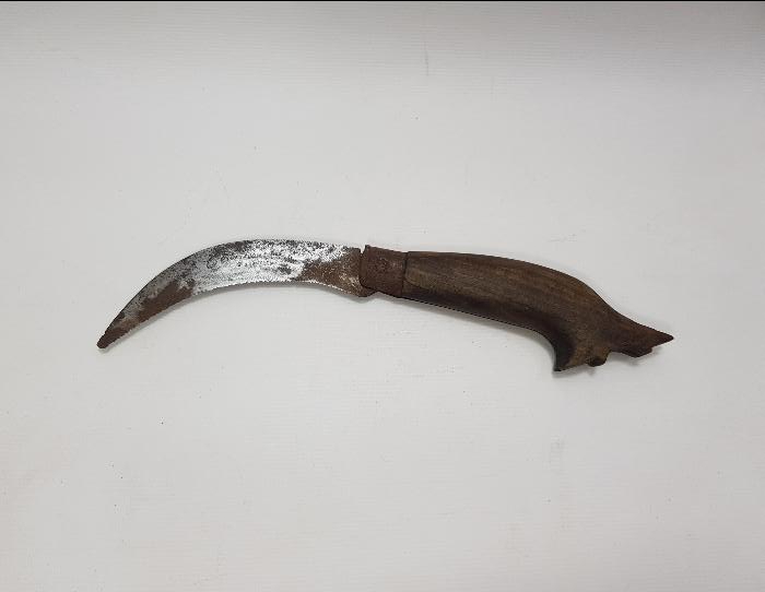 OSMANLI DÖNEMİ ÜZERİ YAZILI BAĞ BIÇAĞI 