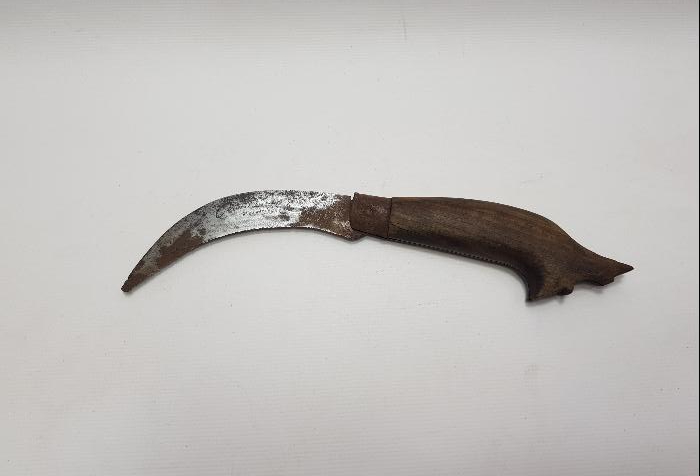 OSMANLI DÖNEMİ ÜZERİ YAZILI BAĞ BIÇAĞI 