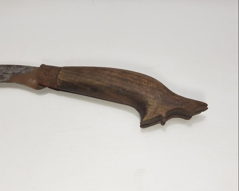 OSMANLI DÖNEMİ ÜZERİ YAZILI BAĞ BIÇAĞI 