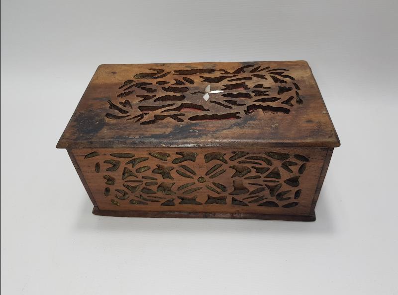 SİNOP CEZAEVİ İŞİ AHŞAP KAHVE KUTUSU 