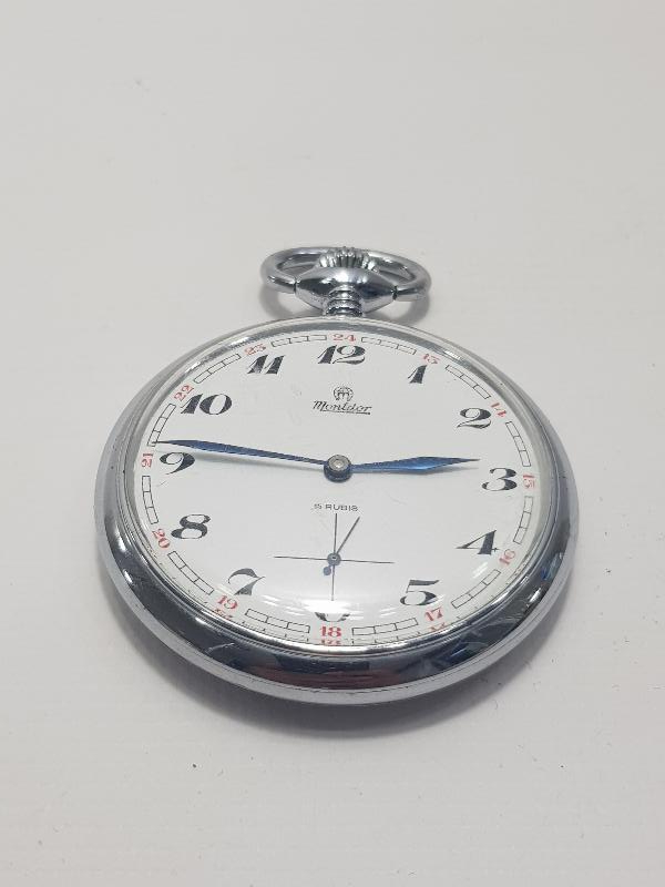 TC DEVLET DEMİR YOLLARI MONTDOR MARKA NADİR CEP SAATİ 