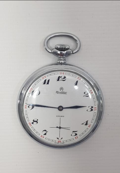 TC DEVLET DEMİR YOLLARI MONTDOR MARKA NADİR CEP SAATİ 