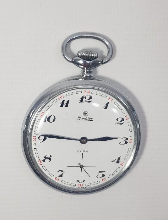 TC DEVLET DEMİR YOLLARI MONTDOR MARKA NADİR CEP SAATİ 