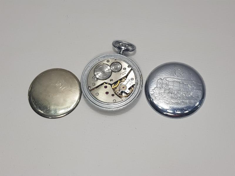 TC DEVLET DEMİR YOLLARI MONTDOR MARKA NADİR CEP SAATİ 