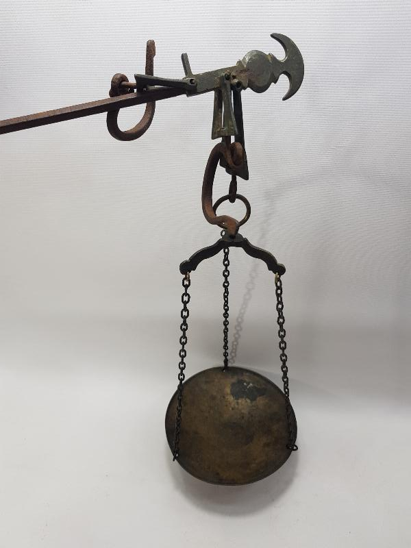 TEK KEFELİ OSMANLICA DAMGALI OMUZ TERAZİSİ