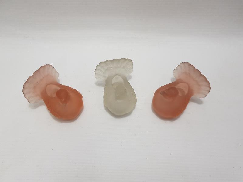 ÜÇ ADET LALİK CAM MUMLUK 