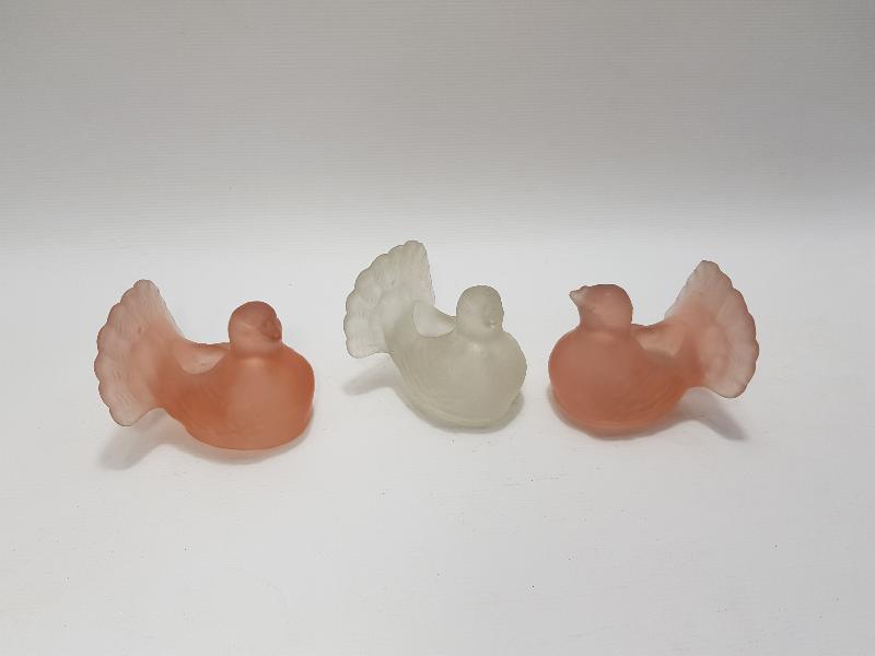 ÜÇ ADET LALİK CAM MUMLUK 