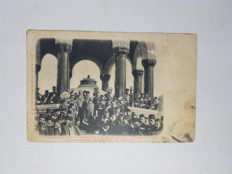 1901 CONSTANTINOPLE: KAISER WILHELM VE ALMAN ÇEŞMESİ'NİN AÇILIŞI
