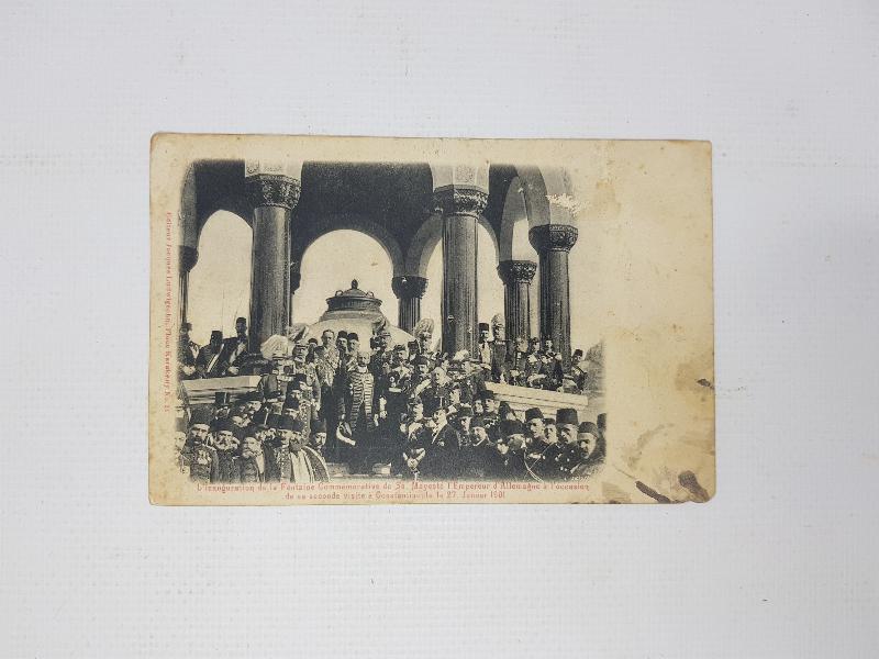 1901 CONSTANTINOPLE: KAISER WILHELM VE ALMAN ÇEŞMESİ'NİN AÇILIŞI