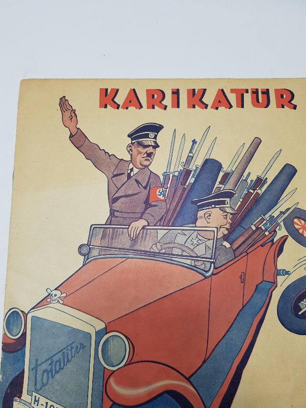 1939 HİTLER KAPAKLI KARİKATÜR DERGİSİ