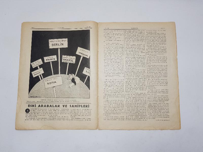 1939 HİTLER KAPAKLI KARİKATÜR DERGİSİ