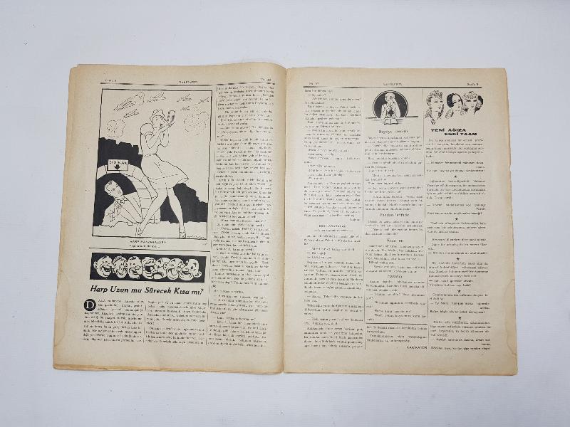 1939 HİTLER KAPAKLI KARİKATÜR DERGİSİ