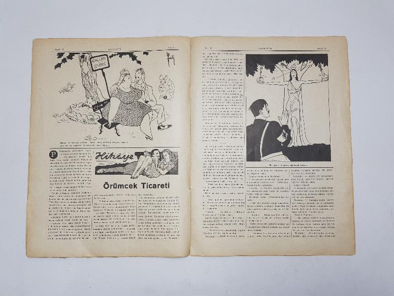 1939 HİTLER KAPAKLI KARİKATÜR DERGİSİ