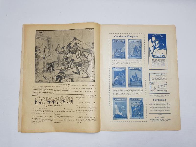 1939 HİTLER KAPAKLI KARİKATÜR DERGİSİ