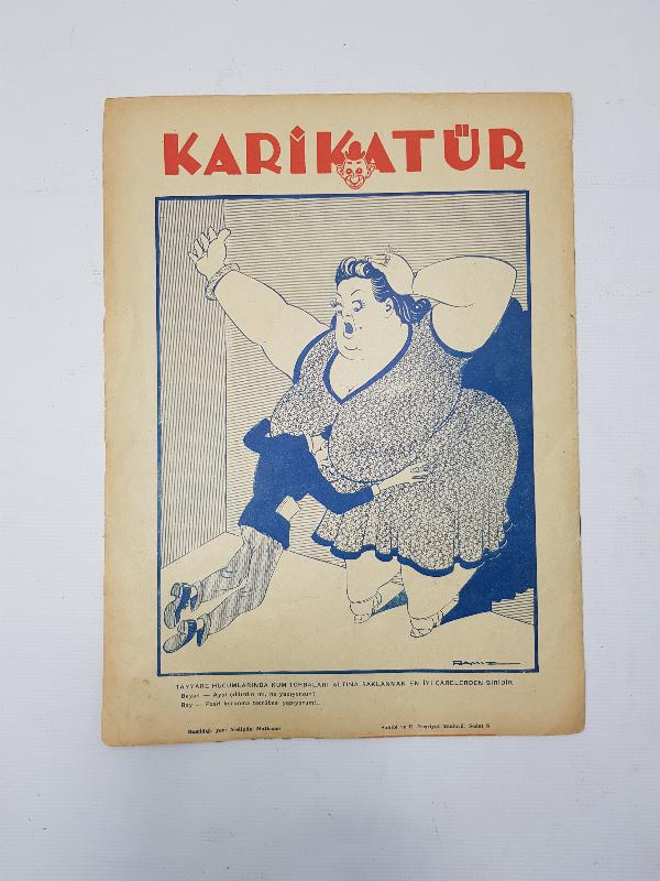 1939 HİTLER KAPAKLI KARİKATÜR DERGİSİ