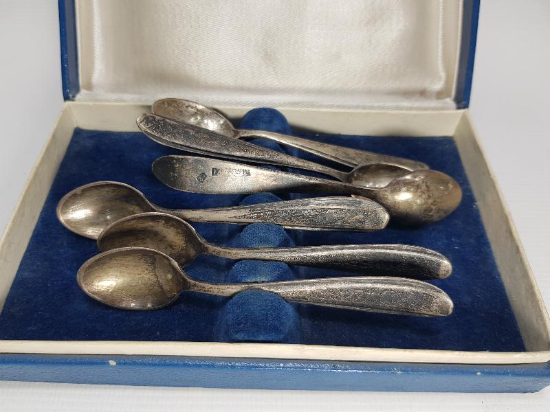 84 DAMGALI GÜMÜŞ ÇAY KAŞIĞI SETİ 