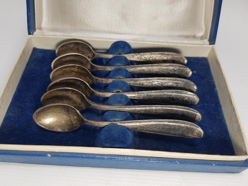 84 DAMGALI GÜMÜŞ ÇAY KAŞIĞI SETİ 