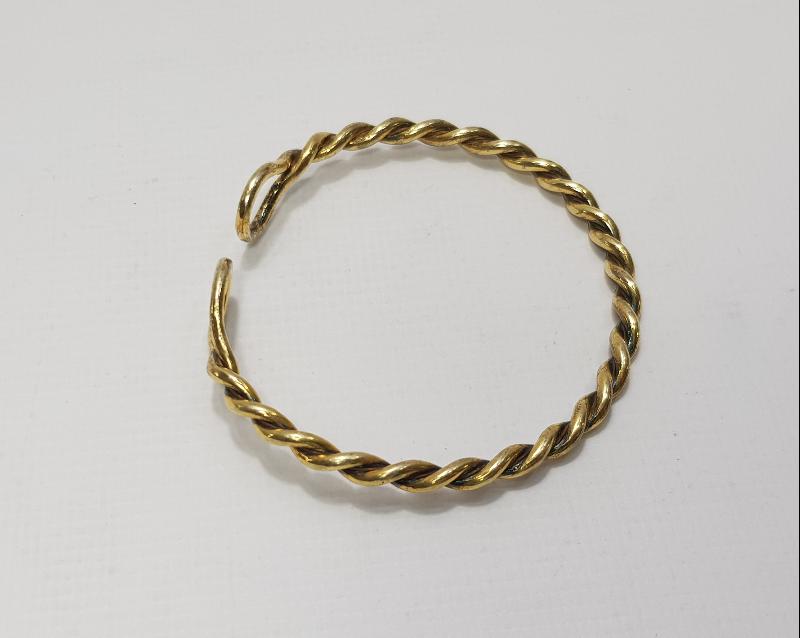 ALTIN KAPLAMA GÜMÜŞ BURMA BİLEZİK 